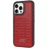 Audi Synthetic Leather MagSafe iPhone 15 Pro Max 6.7 Red Hardcase AU-TPUPCMIP15PM-GT/D3-RD