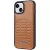Audi Synthetic Leather MagSafe Hard Case for iPhone 15/14/13 6.1 inch - Brown