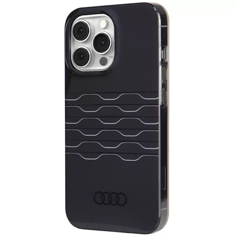 Audi IML MagSafe Dėklas, skirtas iPhone 13 Pro / 13 6.1, juodas, kietas dėklas