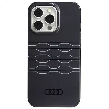 Audi IML MagSafe Dėklas iPhone 13 Pro Max 6.7 inch Juodas Kietas Dėklas AU-IMLMIP13PM-A6/D3-BK