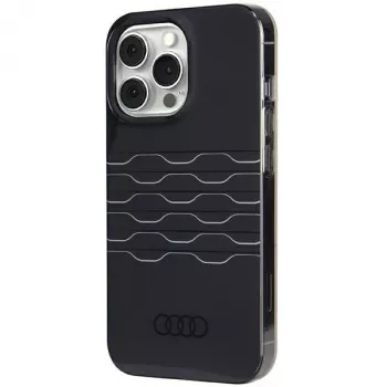 Audi IML MagSafe Dėklas iPhone 13 Pro Max 6.7 inch Juodas Kietas Dėklas AU-IMLMIP13PM-A6/D3-BK