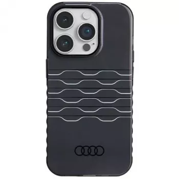 AUDI IML MagSafe Dėklas iPhone 14 Pro 6.1 Juodas Kietas Korpusas AU-IMLMIP14P-A6/D3-BK