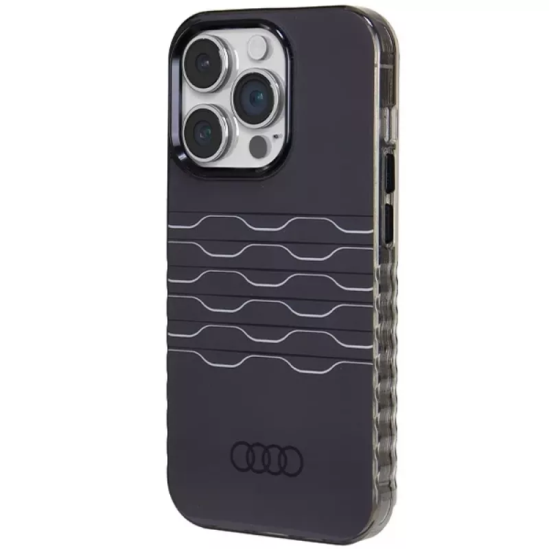 AUDI IML MagSafe Dėklas iPhone 14 Pro 6.1 Juodas Kietas Korpusas AU-IMLMIP14P-A6/D3-BK