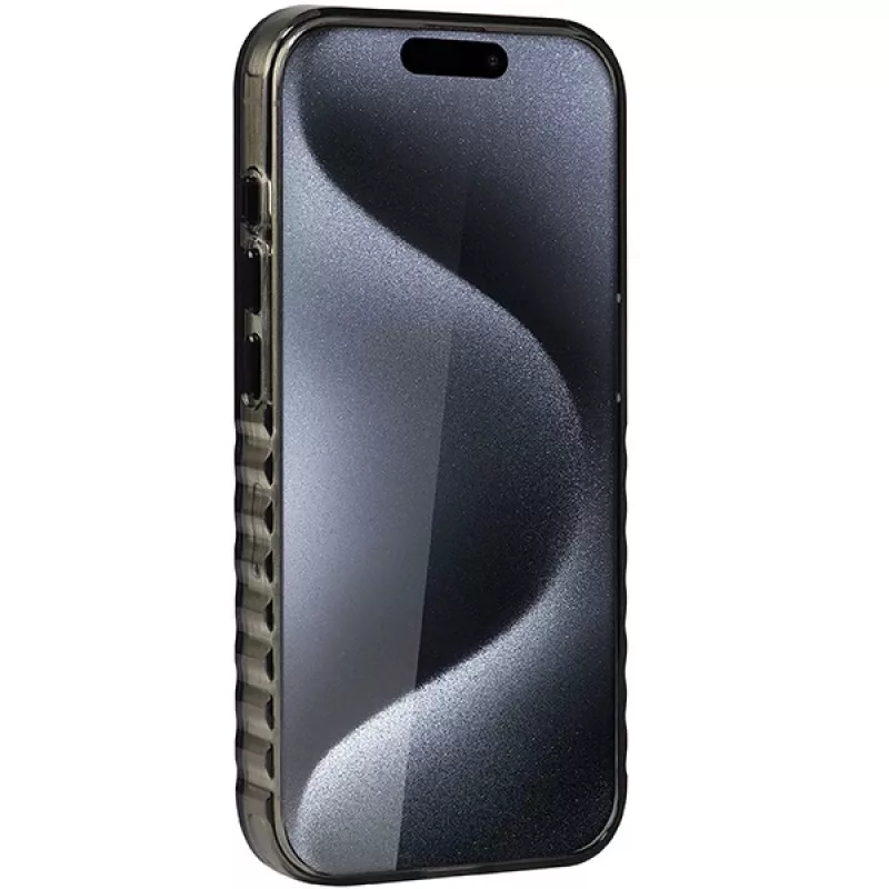 Audi IML MagSafe Dėklas iPhone 15 Pro Max 6.7 inch Juodas Kietas Dėklas