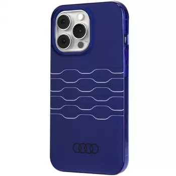 Audi IML MagSafe Case, skirta iPhone 13 Pro Max 6.7 inch Navy Blue Hardcase