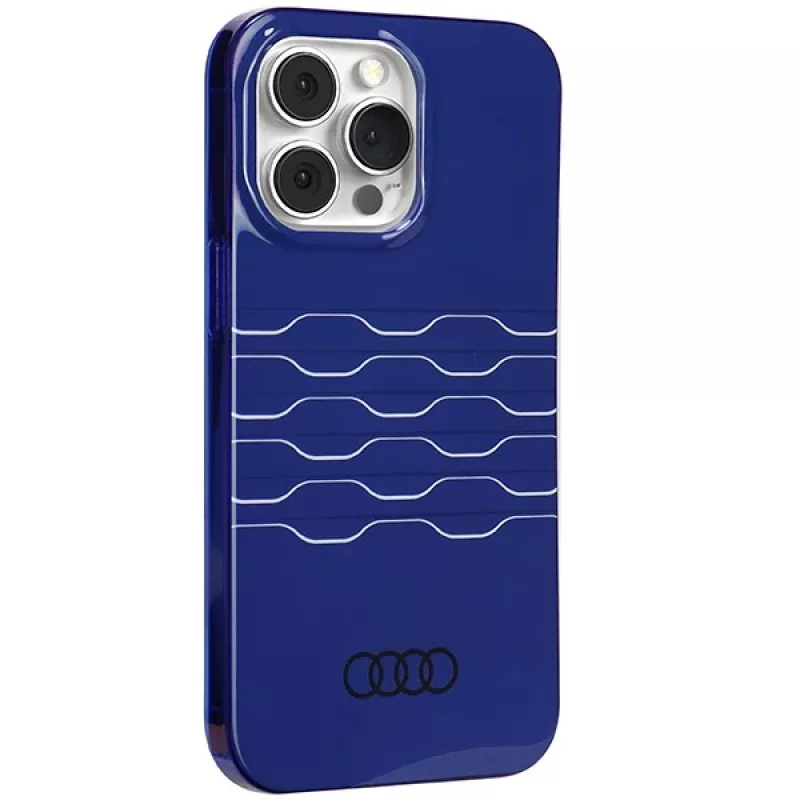Audi IML MagSafe Case, skirta iPhone 13 Pro Max 6.7 inch Navy Blue Hardcase