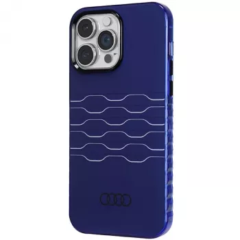 Audi IML MagSafe Dėklas, skirtas iPhone 14 Pro Max 6.7, tamsiai mėlynas, kietas dėklas