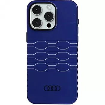 Audi IML MagSafe Dėklas, skirtas iPhone 15 Pro Max 6.7 inch Navy Blue Kietas Dėklas
