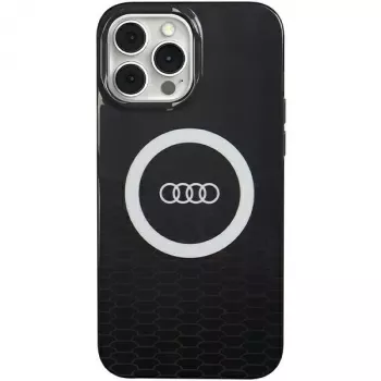 Audi IML Big Logo MagSafe Case iPhone 13 Pro / 13 6.1 inch Juodas Kietas Dėklas