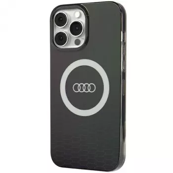 Audi IML Big Logo MagSafe Case iPhone 13 Pro / 13 6.1 inch Juodas Kietas Dėklas