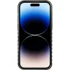 Audi IML Big Logo MagSafe Dėklas, skirtas iPhone 14 Pro Max 6.7 inch, juodas, kietas