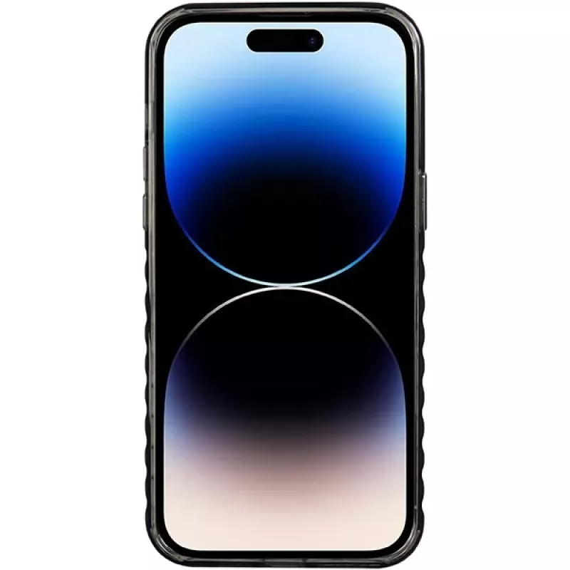 Audi IML Big Logo MagSafe Dėklas, skirtas iPhone 14 Pro Max 6.7 inch, juodas, kietas