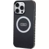 Audi IML Big Logo MagSafe Dėklas, skirtas iPhone 15 Pro Max 6,7 inch Juodas Kietas Dėklas