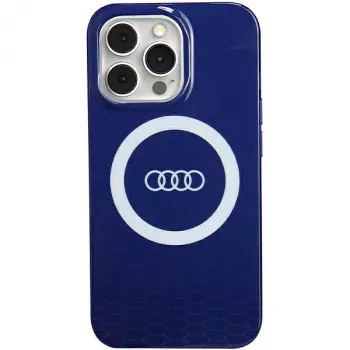 Audi IML Big Logo MagSafe Dėklas iPhone 13 Pro / 13 6.1 Navy Blue Kietas Dėklas