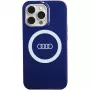 Audi IML Big Logo MagSafe Dėklas iPhone 13 Pro / 13 6.1 Navy Blue Kietas Dėklas