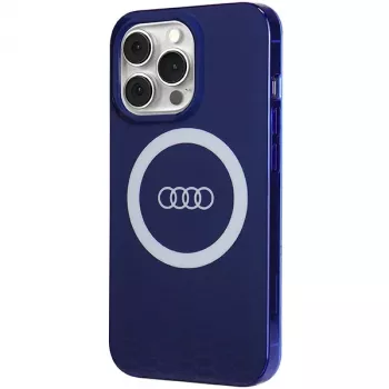 Audi IML Big Logo MagSafe Dėklas iPhone 13 Pro / 13 6.1 Navy Blue Kietas Dėklas
