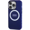 Audi IML Big Logo MagSafe Case for iPhone 14 Pro 6.1 Navy Blue Hardcase AU-IMLMIP14P-Q5/D2-BE