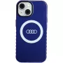 Audi IML Big Logo MagSafe Case iPhone 15 / 14 / 13 6.1 Navy Blue Hard Case