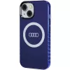 Audi IML Big Logo MagSafe Case iPhone 15 / 14 / 13 6.1 Navy Blue Hard Case