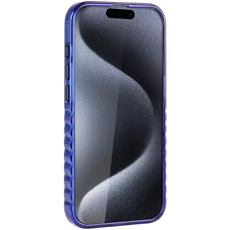 Audi IML Big Logo MagSafe Dėklas, iPhone 15 Pro 6.1, Tamsiai Mėlyna, Kietas Dėklas