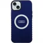 Audi IML Big Logo MagSafe Dėklas, skirtas iPhone 15 Plus / 14 Plus 6.7, tamsiai mėlynas, kietas