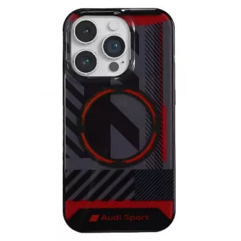 Audi IML Sport MagSafe Case iPhone 14 Pro Max 6.7 inch Black Hard Case