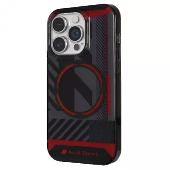 Audi IML Sport MagSafe Case iPhone 14 Pro Max 6.7 inch Black Hard Case