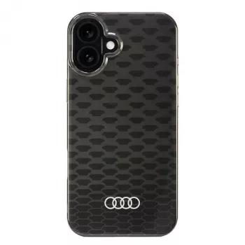Audi IML Stitching Pattern MagSafe Hard Case, skirta Apple iPhone 16 Plus 6.7 inch juoda