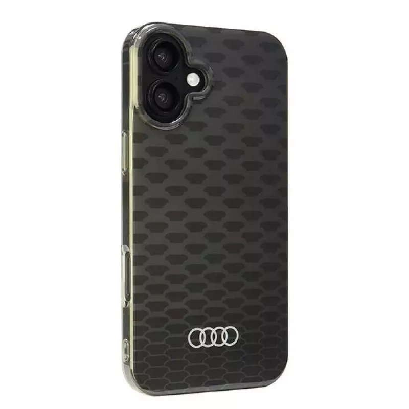 Audi IML Stitching Pattern MagSafe Hard Case, skirta Apple iPhone 16 Plus 6.7 inch juoda