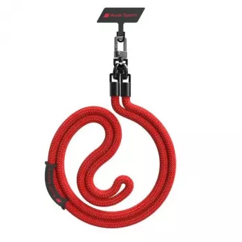 Audi Universal Phone Lanyard 120cm 10mm Crossbody Red AUS-CBL10-RSQ/D1-RD