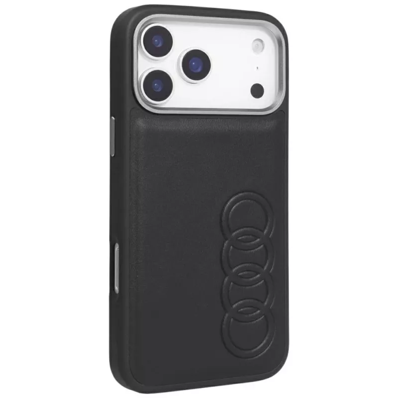 Audi TT Synthetic Leather MagSafe Case for iPhone 17 Pro Black