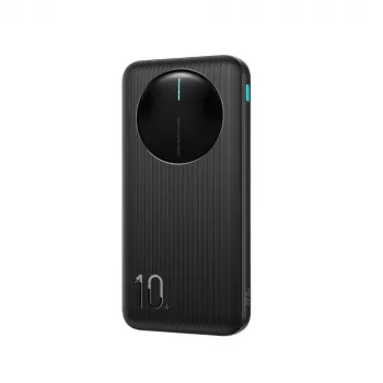 Powerbank Joyroom JR-PBF12 Pro 22.5W 10000mAh su skaitmeniniu ekranu 2x USB-A 1x USB-C - Juoda
