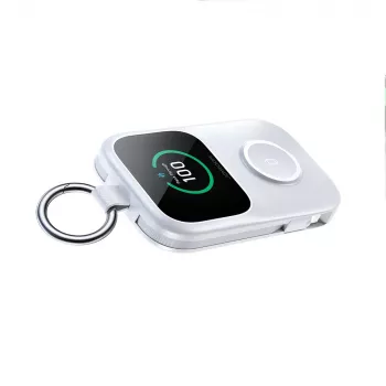 Joyroom JR-W19 5000 mAh belaidis laikrodžio įkroviklis Power Bank Baltas