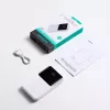 Joyroom JR-QP191 Star Series Mini 10000 mAh 22.5W Power Bank su skaitmeniniu ekranu Baltas