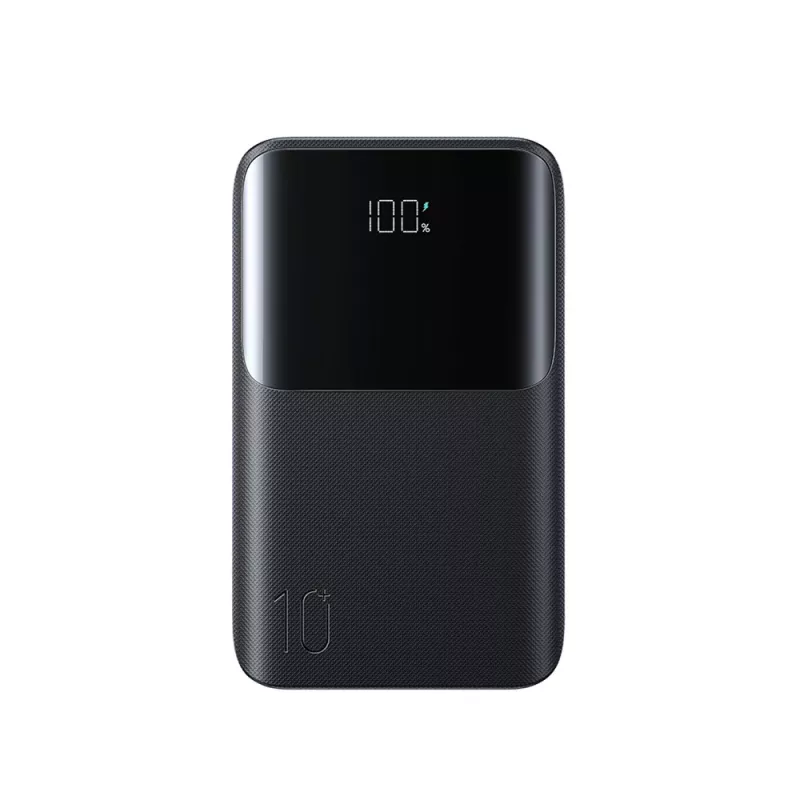Joyroom JR-QP191 Star Series Mini 10000 mAh 22.5W Power Bank su skaitmeniniu ekranu Juoda