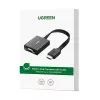 UGREEN HDMI į VGA adapteris MM103, 25cm, juodas