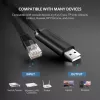UGREEN CM204 USB į RJ45 konsolės laidas 1,5 m juodas