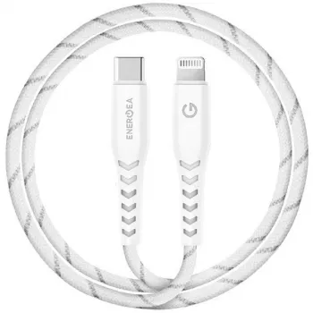 ENERGEA Nyloflex USB-C to Lightning Cable 1.5m White MFI