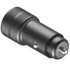 ENERGEA Alu Drive PD20+ Automobilinis įkroviklis 38W 1xUSB-A + 1xUSB-C PD QC3.0 Gunmetal