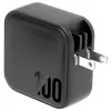 ENERGEA Travelite GAN100 100W GaN USB-C Charger 3C1A Black US+EU