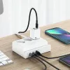 USAMS 65W Super SiFast įkrovimo USB prailginimo lizdas EU baltas CC160TC01 (US-CC160)