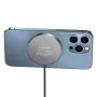 USAMS Magnetic Wireless Charger 15W Aluminium Black US-CD183