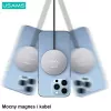 USAMS Magnetic Wireless Charger 15W Aluminium Black US-CD183