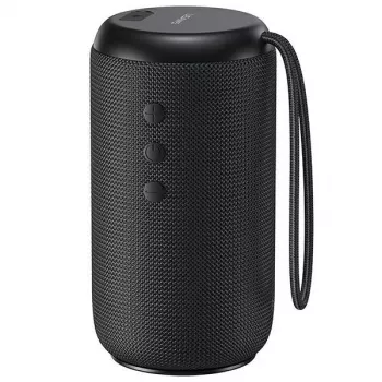 USAMS YC Series Bluetooth 5.0 10W Waterproof Wireless Speaker with Lanyard Black YC011YX01 (US-YC011)