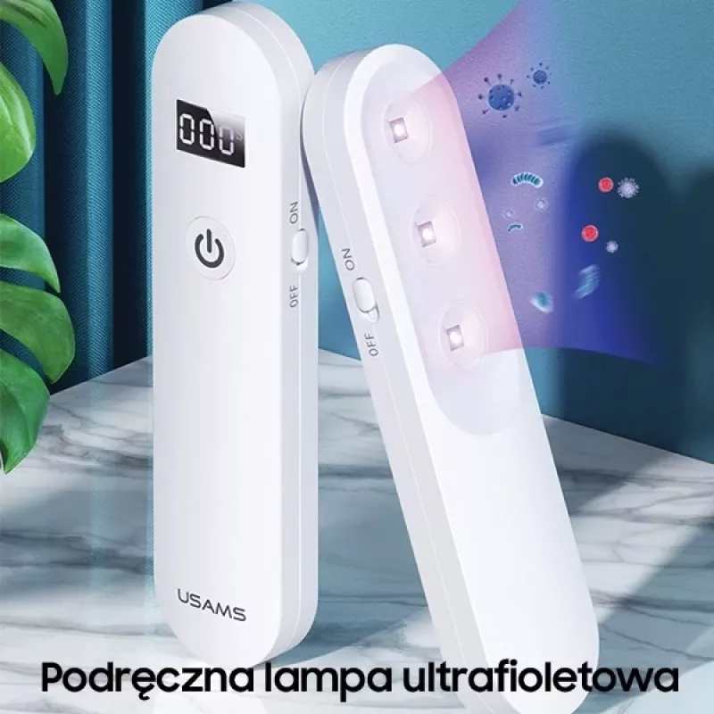 USAMS Mini UV-C Handheld Sterilizer White ZB159XDD01 (US-ZB159)
