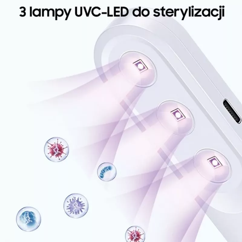 USAMS Mini UV-C Handheld Sterilizer White ZB159XDD01 (US-ZB159)