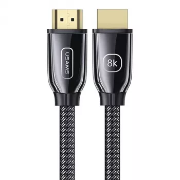 USAMS HDMI 2.1 kabelis 3m Ultra HD 8K 48Gbps Juodas SJ498HD01