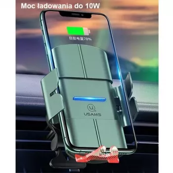 USAMS US-CD133 Wireless Charging Power Bank 10W 10000mAh Black