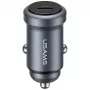 USAMS automobilinis įkroviklis 30W PD aliuminis