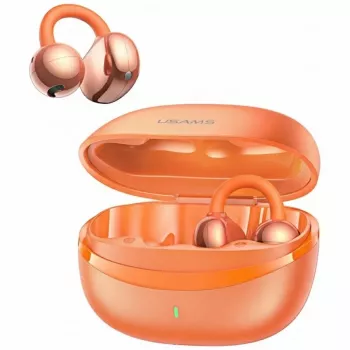 USAMS R03 Echo Clip-on TWS ausinukai, Bluetooth 6.0, mėlyni